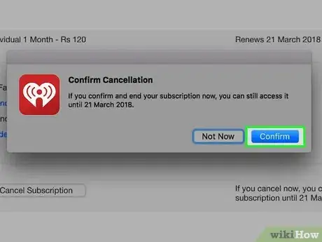 Image titled Cancel iHeartRadio on PC or Mac Step 15