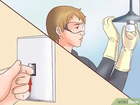 Image titled Remove a Broken Lightbulb from the Socket Step 13