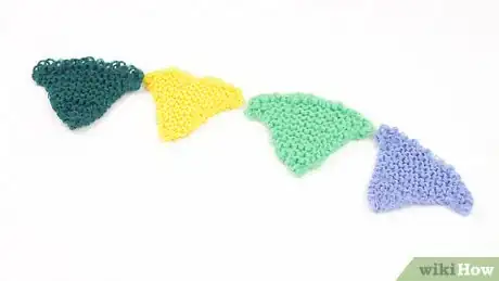 Image titled Knit Bunting Triangles Step 11