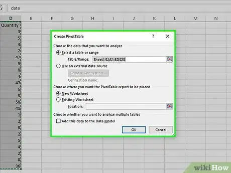 Image titled Create a Slicer in an Excel Document Step 6