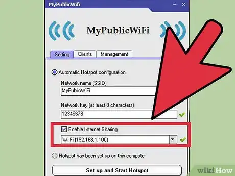 Image titled Set Your Laptop Up As a WiFi Range Extender with MyPublicWiFi Step 5