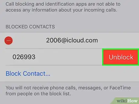 Image titled Unblock a Number on an iPhone Step 6
