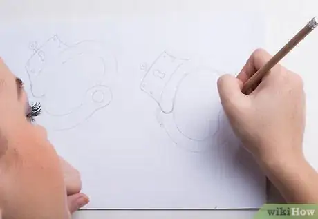 Image titled Draw Empty Handcuffs Step 8