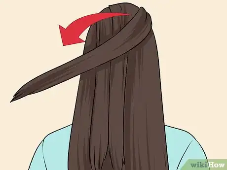 Image titled Start a French Braid Step 4