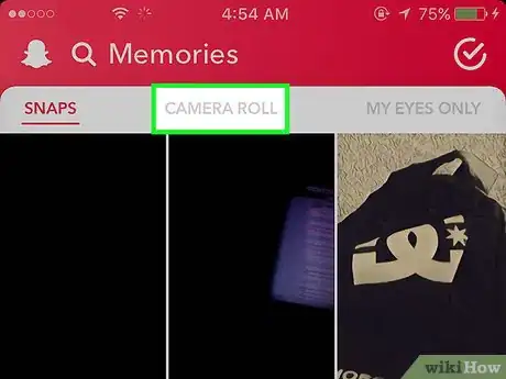 Image titled Use Pictures and Videos from Your Phone on Snapchat Step 3