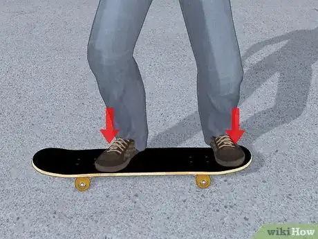 Image titled Kickflip Midway on a Skateboard Step 1