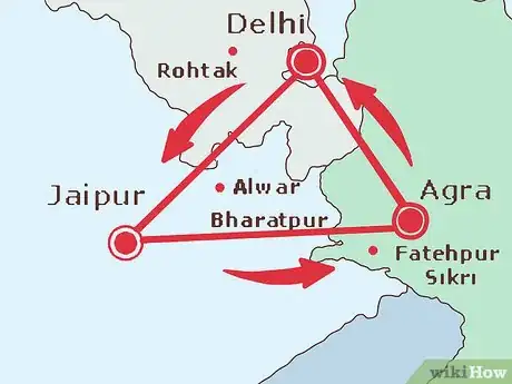 Image titled Do a Golden Triangle Circuit in India Step 1