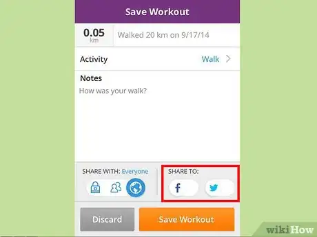 Image titled Map a Walk with the MapMyWalk App on an iPhone Step 9