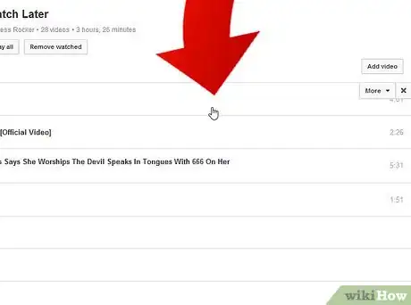 Image titled Remove a Video from Your Watch Later List on YouTube Step 7