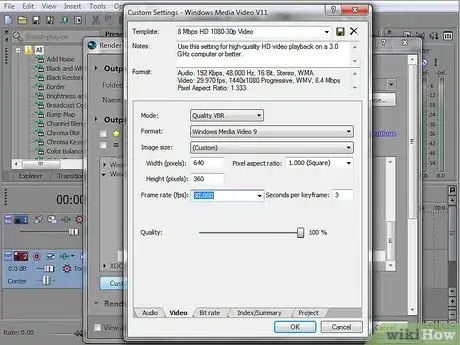 Image titled Save a Project in Youtube Format on Sony Vegas Step 9