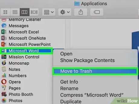 Image titled Uninstall Word on a Mac Step 2