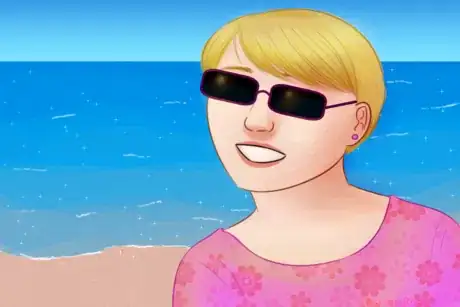 Image titled Cute Teen Smiling in Sunglasses.png