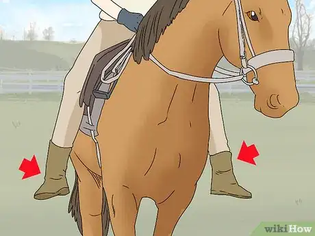 Image titled Ride a Horse With No Stirrups Step 3