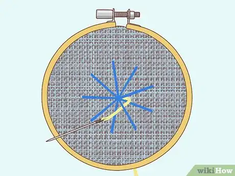 Image titled Do a Woven Wheel Stitch Step 8