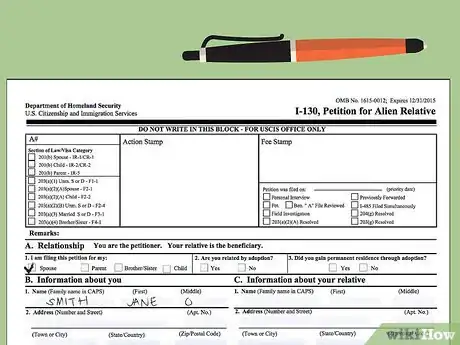 Image titled File Immigration Petition for Spouse Step 2