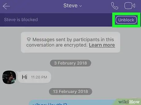 Image titled Unblock Somneone on Viber on iPhone or iPad Step 3
