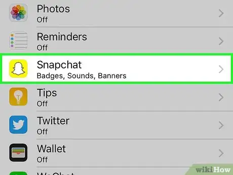 Image titled Hear Sounds when Someone Sends You a Snapchat Step 9