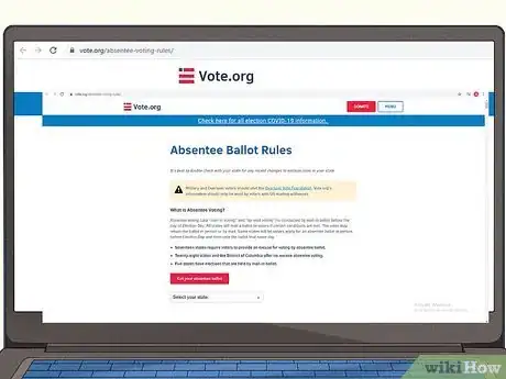 Image titled Vote Early Step 2