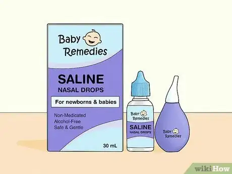 Image titled Give a Baby Saline Nose Drops Step 1