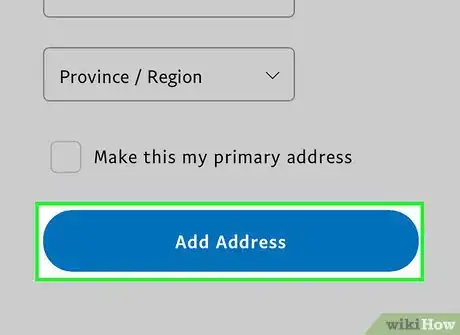 Image titled Change Your Primary Address on PayPal on iPhone or iPad Step 10
