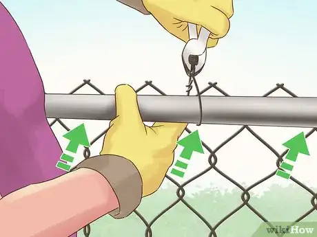 Image titled Repair a Chain Link Fence Step 16
