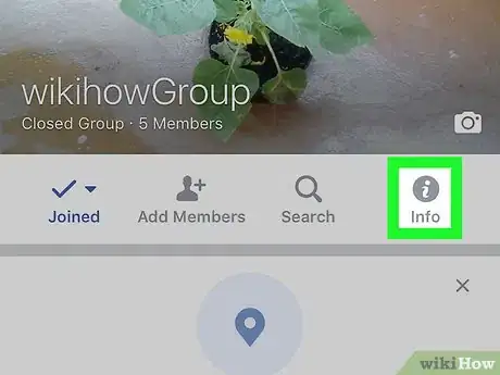 Image titled Edit a Group Description on Facebook on iPhone or iPad Step 3