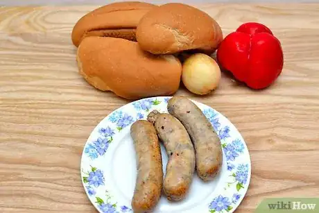 Image titled Make a Sausage Sandwich Step 1