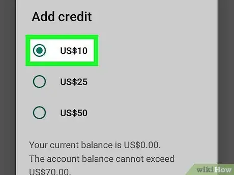 Image titled Add Money to a Google Voice Account on Android Step 6