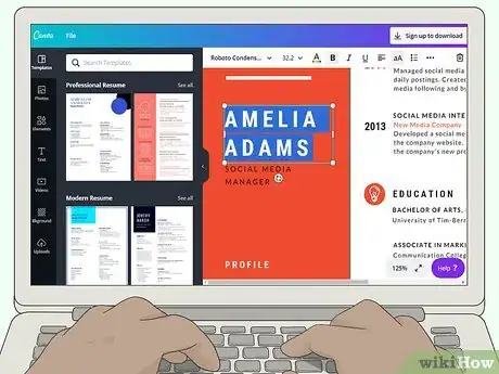 Image titled Create a Visual Resume Step 14