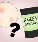 Cover a Pimple With Green Concealer