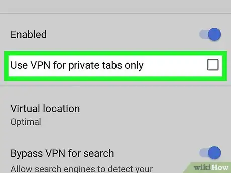 Image titled Turn on the Built‐In VPN for Opera Browser Step 5