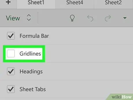 Image titled Hide Gridlines in Excel on Android Step 6