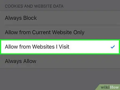Image titled Block Cookies on an iPhone Step 5
