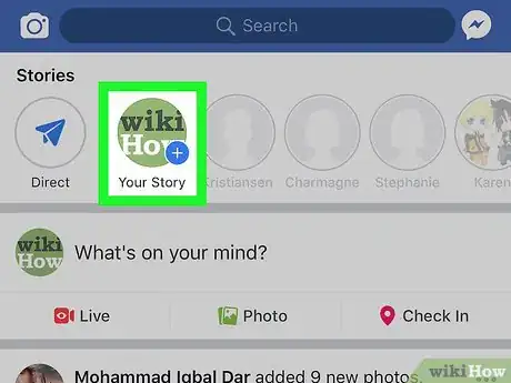 Image titled Change Who Can See Your Facebook Stories on iPhone or iPad Step 2