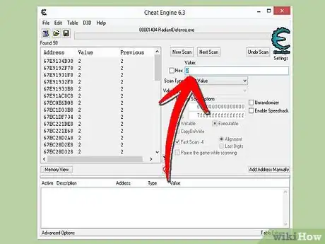 Image titled Hack Radiant Defense on Windows 8 Using Cheat Engine Step 9