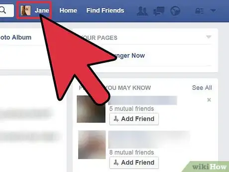 Image titled Change a Facebook Status Step 4