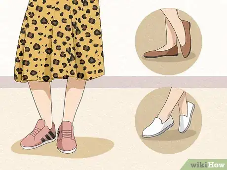 Image titled Style a Leopard Midi Skirt Step 7