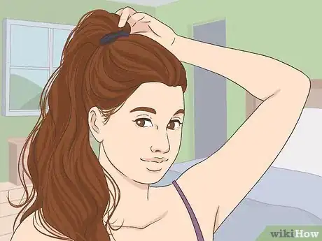 Image titled Wear Wavy Hair Up Step 4