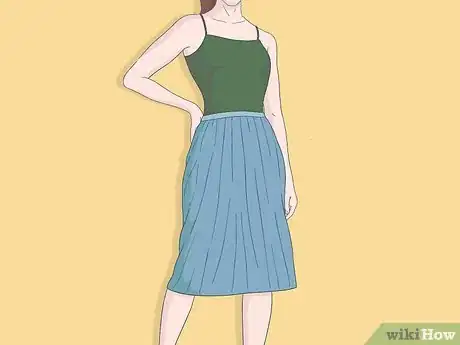 Image titled Wear a Plisse Skirt Step 1