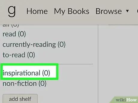 Image titled Remove a Bookshelf on Goodreads Step 3