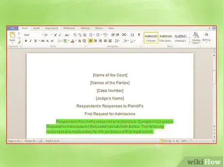 Image titled Prepare for a Request for Admissions Step 9