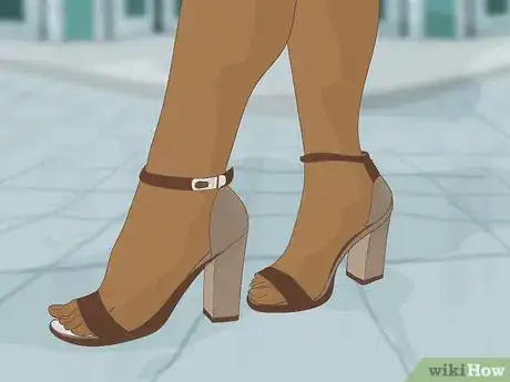Image titled Wear Chunky Heels Step 3