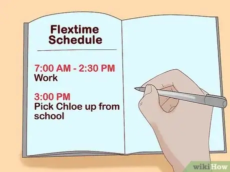 Image titled Work a Flextime Schedule Step 1
