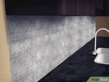 Image titled Install a Tin Tile Backsplash Step 7