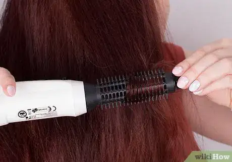 Image titled Curl Hair Using a Hot Air Brush Step 13