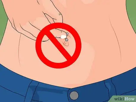 Image titled Care for a New Navel Piercing Step 6
