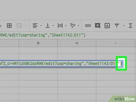 Image titled Use Importrange on Google Sheets on PC or Mac Step 19