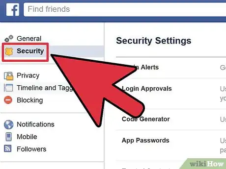 Image titled Edit Your Security Settings on Facebook Step 3