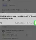 Schedule a Google Meet in Advance