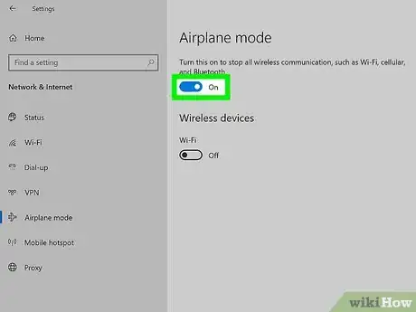 Image titled Enable Airplane Mode in Windows 10 Step 8